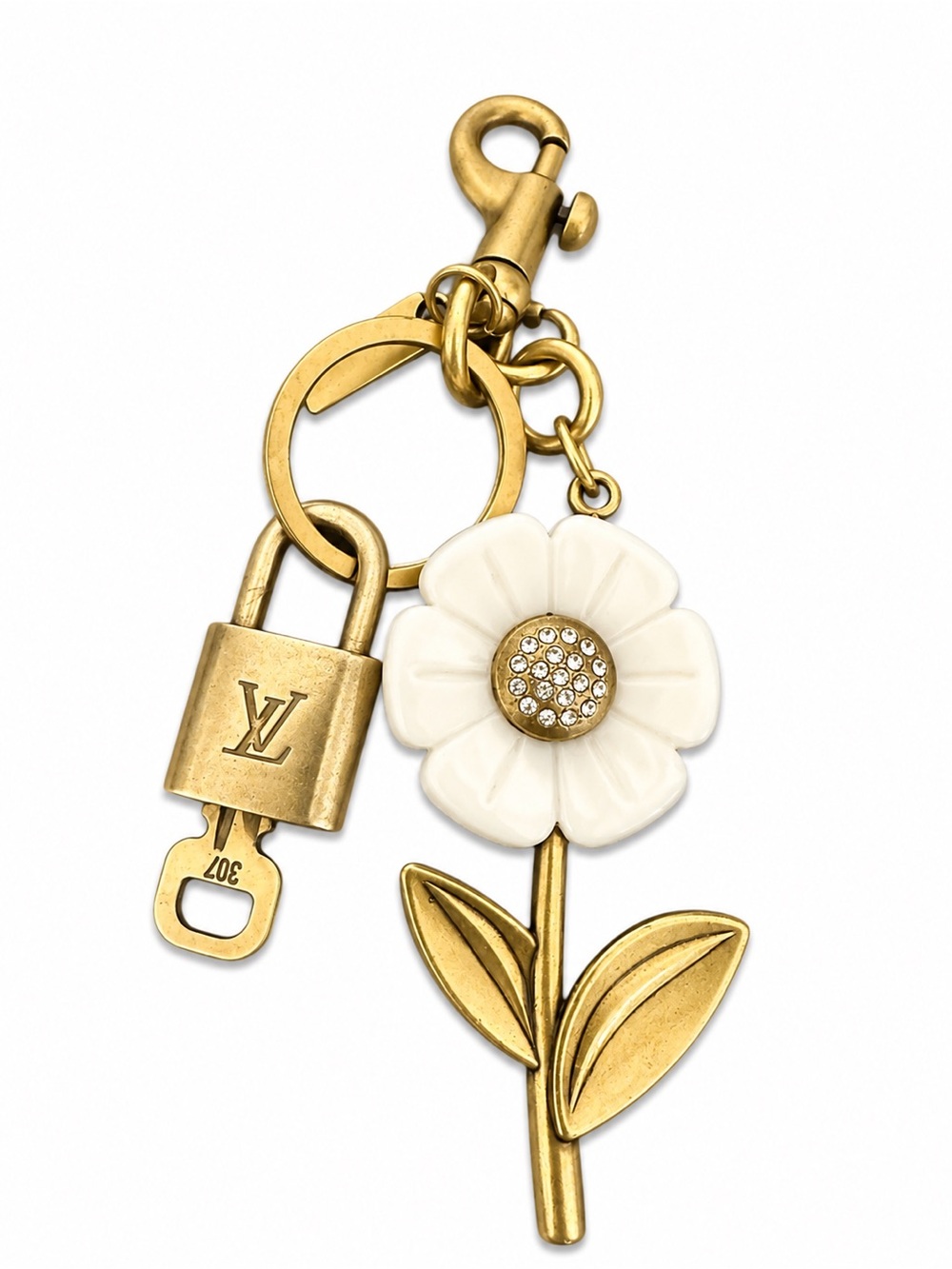 Authentic Louis Vuitton Padlock with Unbranded Charm